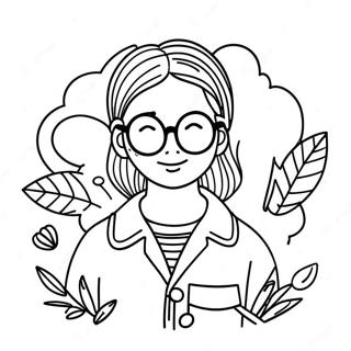 Vsco Preppy Aesthetic Coloring Page 13976-11295