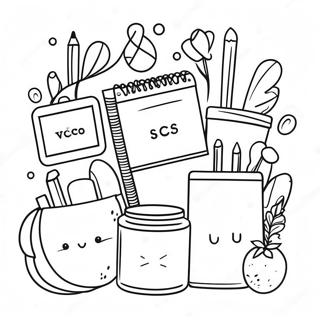 Vsco Preppy Aesthetic Coloring Page 13976-11296