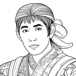 Giyu Tomioka Coloring Page 14006-11318