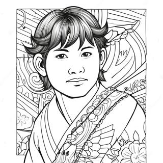 Giyu Tomioka Coloring Page 14006-11319