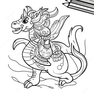 Giyu In Action Coloring Page 14007-11328