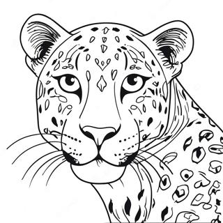 Leopard Coloring Page 1401-1163