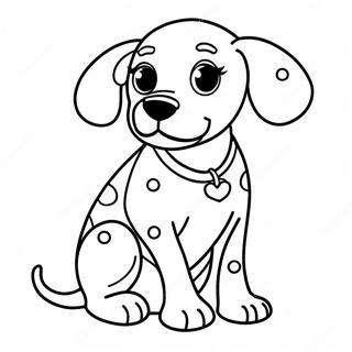 Dalmatian Puppy Coloring Page 14036-11339