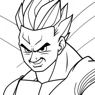 Gohan Beast Transformation Coloring Page 14096-11391