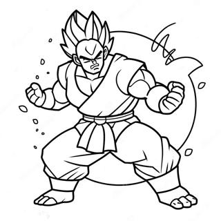 Gohan Beast In Battle Pose Coloring Page 14097-11394