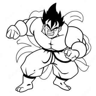 Gohan Beast In Battle Pose Coloring Page 14097-11395