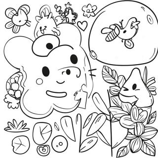 Collage Coloring Page For Kids 14106-11401