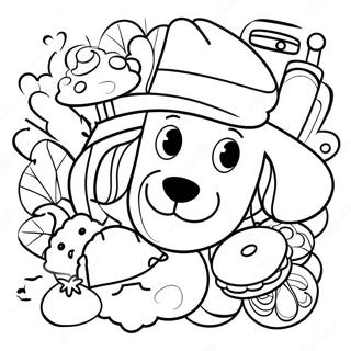 Collage Coloring Page For Kids 14106-11402