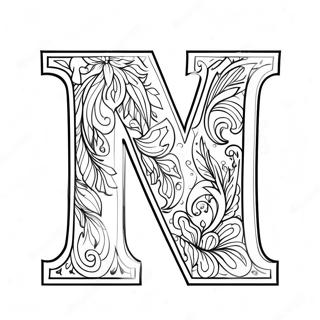 Letter M Coloring Page 1411-1169