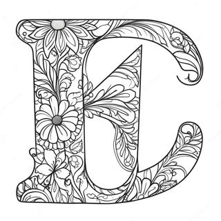 Letter M Coloring Page 1411-1170