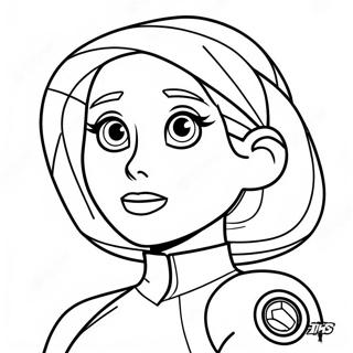 Kim Possible Coloring Pages