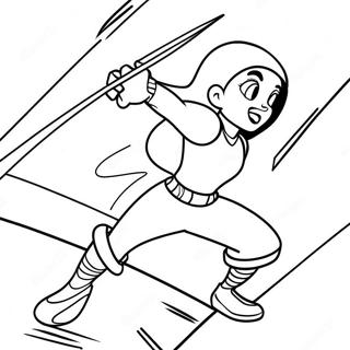 Kim Possible In Action Coloring Page 14127-11417