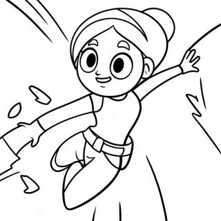 Kim Possible In Action Coloring Page 14127-11418