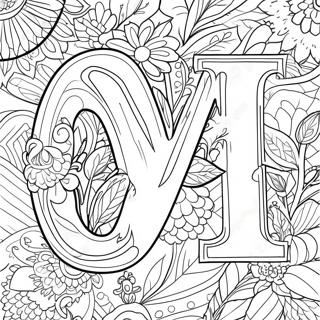 Magical Letter M Coloring Page 1412-1175