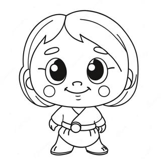 Cute Obj Character Coloring Page 14167-11449