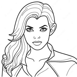 Vampire Bella Twilight Coloring Page 14187-11465