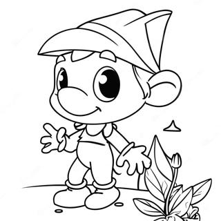 Pinocchio With Blue Fairy Coloring Page 14207-11482