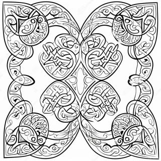 Celtic Knot Coloring Page 14216-11486