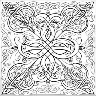 Celtic Knot Coloring Page 14216-11487