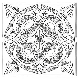 Celtic Knot Coloring Page 14216-11488