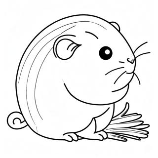 Guinea Pig Coloring Page 1421-1180