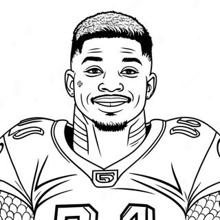 Stefon Diggs Coloring Pages