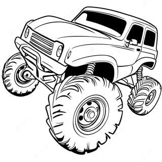 Colorful Monster Jam Trucks Coloring Page 14237-11508