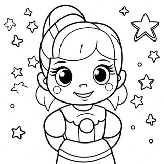 Sparkling Rainbow Brite Coloring Page 14247-11513