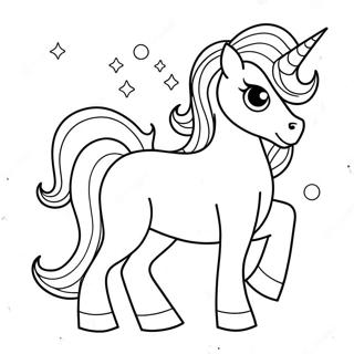 Adorable Cute Unicorn Coloring Pages