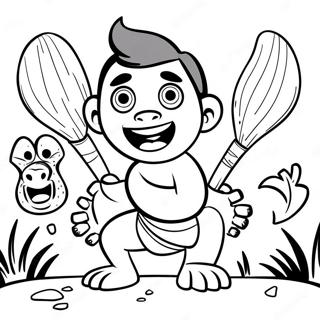 Adventurous Croods Coloring Page 14287-11545