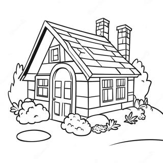 Cozy Cottage Coloring Page 142-117