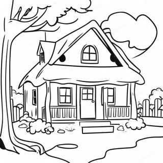 Cozy Cottage Coloring Page 142-119