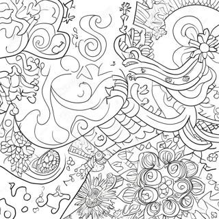 Sparkling Starry Night Constellation Coloring Page 14307-11574