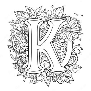 Letter For Adults Coloring Page 14326-11570