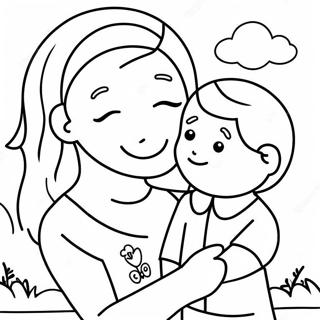 Sweet Moments With Mom Coloring Page 1432-1192