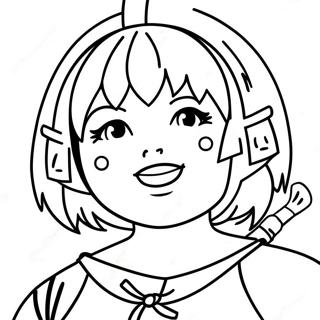 Himiko Toga Coloring Page 14349-11588