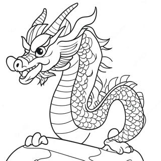 Chinese Dragon Coloring Page 14359-11594