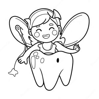 Tooth Fairy Coloring Pages