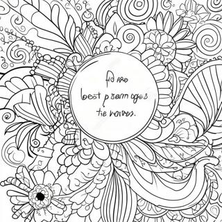 Bible Verse Inspirational Coloring Page 14379-11618