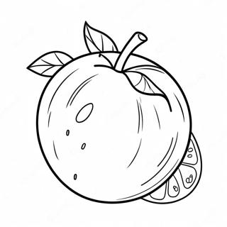 Orange Fruit Coloring Page 14399-11626