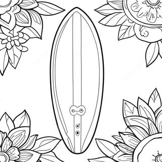 Surfboard Coloring Page 14439-11661