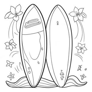 Surfboard Coloring Page 14439-11664