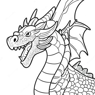 Ice Dragon Coloring Pages