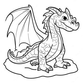 Ice Dragon Coloring Page 14459-11678