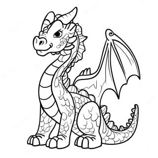 Ice Dragon Coloring Page 14459-11680