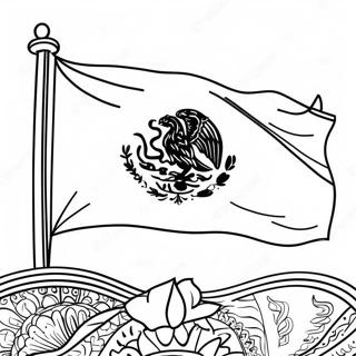 Mexican Flag Coloring Page 14479-11702