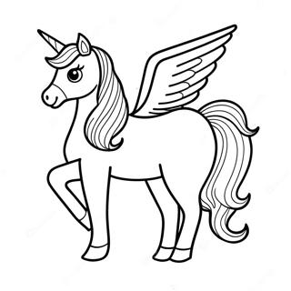 11 Year Old Girls Fun Unicorn Coloring Page 14489-11700