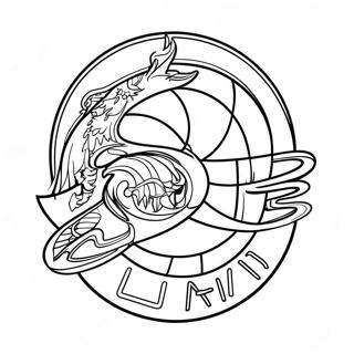 Nba Team Logo Coloring Page 14499-11712