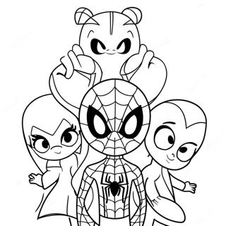 Spidey And His Amazing Friends Coloring Pages