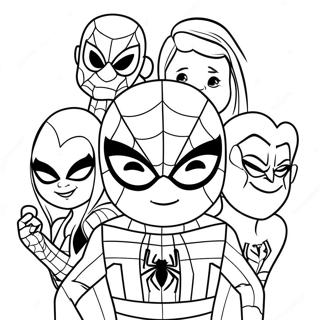 Spidey And His Amazing Friends Coloring Page 14519-11726